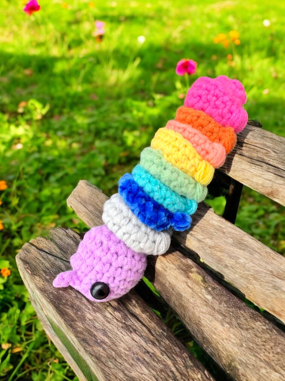 Cali the Caterpillar Crochet Pattern - Maison Beloum