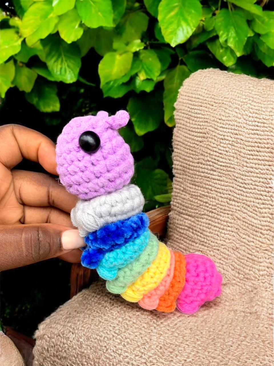 Cali the Caterpillar Crochet Pattern - Maison Beloum
